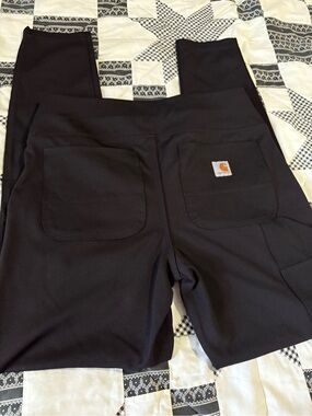 Carhartt Black Work Force Fitted Utility Pants with Back Pockets Women’s S